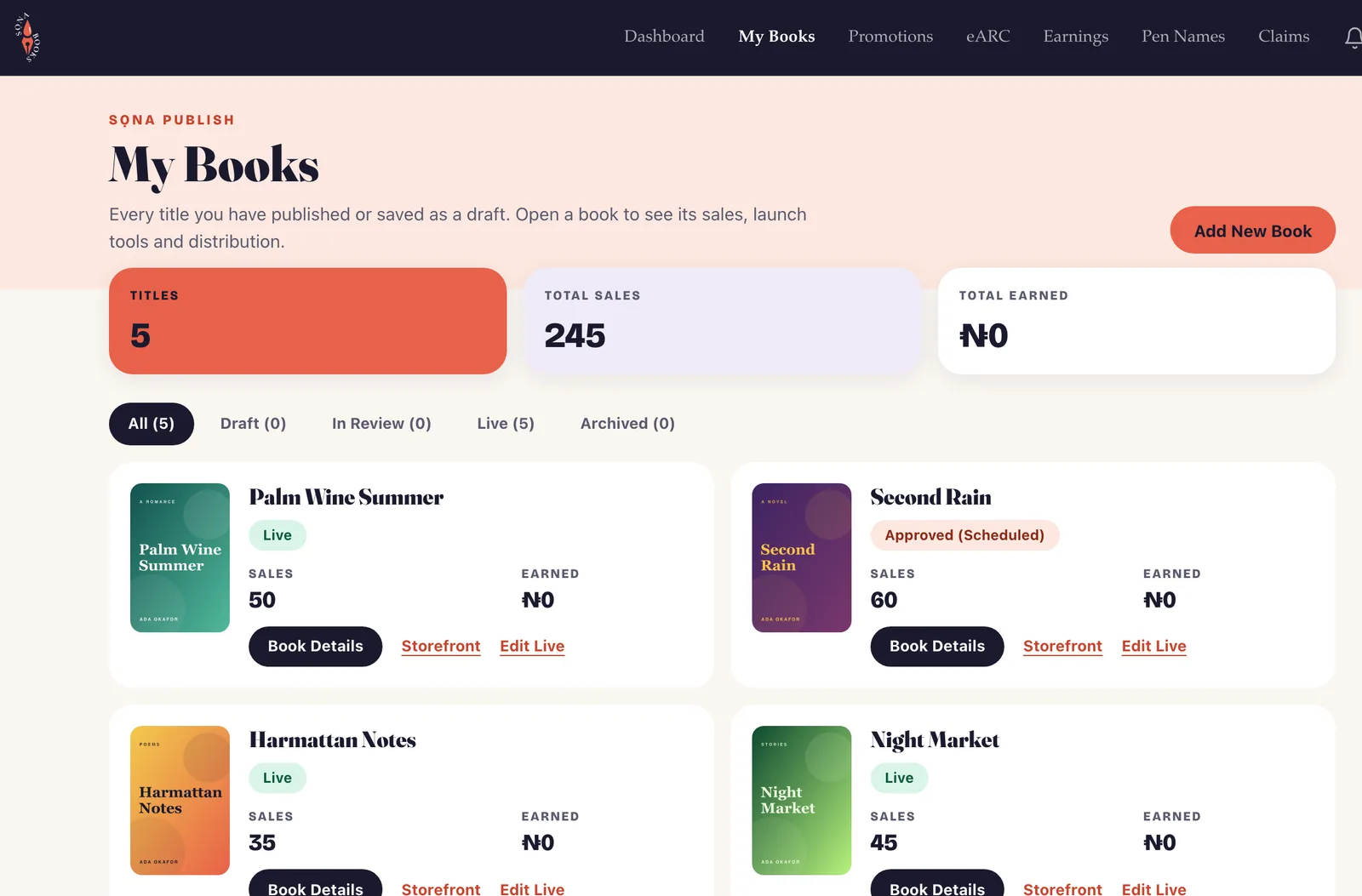 Publish & Sell in Sọna Publish